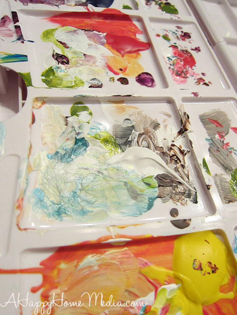 acrylic paints art journaling